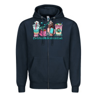 Navy certified medical assistant coffee cup Zipper Hoodie - AdoDesignShop