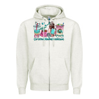 Oatmeal Heather certified medical assistant coffee cup Zipper Hoodie - AdoDesignShop