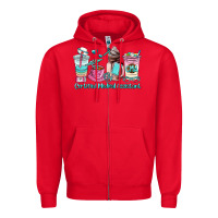 Red certified medical assistant coffee cup Zipper Hoodie - AdoDesignShop