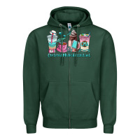 Sports Green certified medical assistant coffee cup Zipper Hoodie - AdoDesignShop