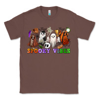 Chestnut spooky vibes sports ghosts Classic Tee - CowGirlArtShop