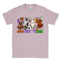 Lilac spooky vibes sports ghosts Classic Tee - CowGirlArtShop