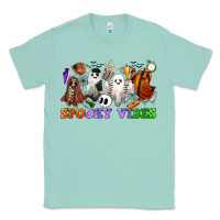 Seafoam spooky vibes sports ghosts Classic Tee - CowGirlArtShop