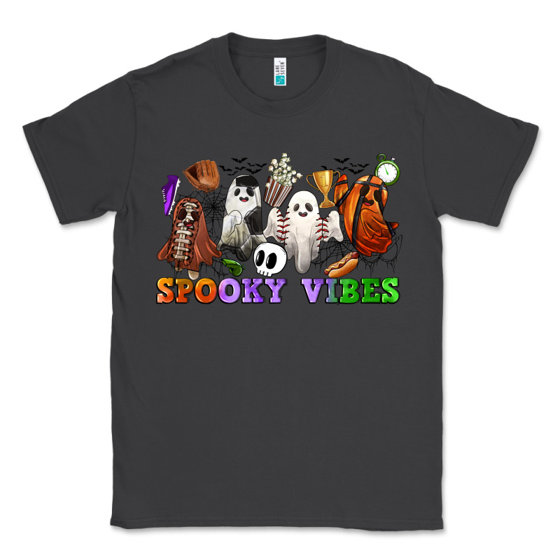 Spooky Vibes Sports Ghosts Classic Tee by CowGirlArtShop | Teevron