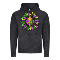 Mardi Gras Sunflower Vintage Hoodie | Teevron