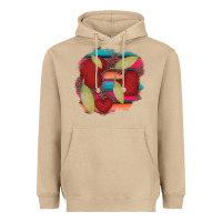 Mushroom heart and serape patches Heavyweight Hoodie - AdoDesignShop