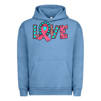 Pigment Pebble Blue love Urban Hoodie - JahusDesignShop