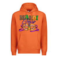 Carrot happy mardi gras carnival mask Premium Hoodie - Jasminsmagicworld