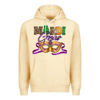 Pina Colada happy mardi gras carnival mask Premium Hoodie - Jasminsmagicworld