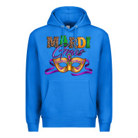True Royal happy mardi gras carnival mask Premium Hoodie - Jasminsmagicworld