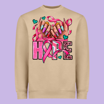 Hope With Woman Hands Heavyweight Sweatshirt Designed By Adodesignshop