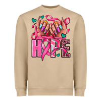 Mushroom hope with woman hands Heavyweight Sweatshirt - AdoDesignShop