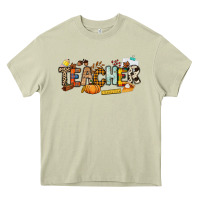 Mossy Fall Teacher Heavy Core Tee - NancyCooperArtShop