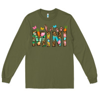 Army Green Easter Mini Long Sleeve Tee - BundleAndBundleShop