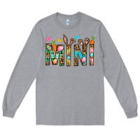 Heather Grey Easter Mini Long Sleeve Tee - BundleAndBundleShop