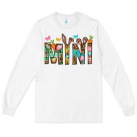 White Easter Mini Long Sleeve Tee - BundleAndBundleShop