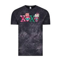 Cloud Black xoxo coffee cups Vintage Tee - OliviaCreatesArt