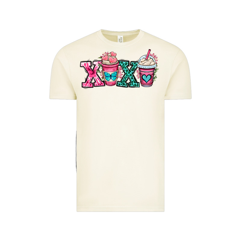 Xoxo Coffee Cups Vintage Tee by OliviaCreatesArt | Teevron