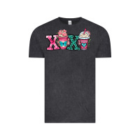 Vintage Black xoxo coffee cups Vintage Tee - OliviaCreatesArt