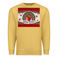 Antique Gold merry teacher Premium Sweatshirt - AdoDesignShop