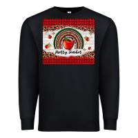 Black merry teacher Premium Sweatshirt - AdoDesignShop