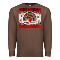 Chestnut merry teacher Premium Sweatshirt - AdoDesignShop