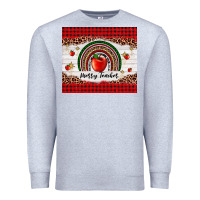 Heather Grey merry teacher Premium Sweatshirt - AdoDesignShop