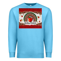 Ocean Blue merry teacher Premium Sweatshirt - AdoDesignShop