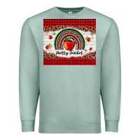 Seafoam merry teacher Premium Sweatshirt - AdoDesignShop