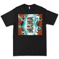 Black tooled leather and cowhide mama Premium Tee - TumblerDesignByShophia