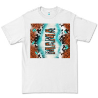 White tooled leather and cowhide mama Premium Tee - TumblerDesignByShophia