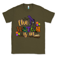 Army Green the witch is in Classic Tee - CowGirlArtShop
