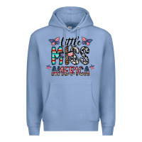 Colony Blue little miss america Premium Hoodie - CowhideDigitalArt