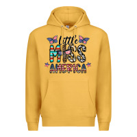 Mustard little miss america Premium Hoodie - CowhideDigitalArt
