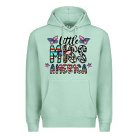 Seafoam little miss america Premium Hoodie - CowhideDigitalArt
