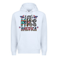 White little miss america Premium Hoodie - CowhideDigitalArt