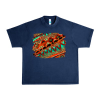 Navy western aztec background pattern Urban Heavy Tee - OliviaCreatesArt