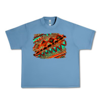 Pebble Blue western aztec background pattern Urban Heavy Tee - OliviaCreatesArt