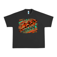 Pigment Black western aztec background pattern Urban Heavy Tee - OliviaCreatesArt
