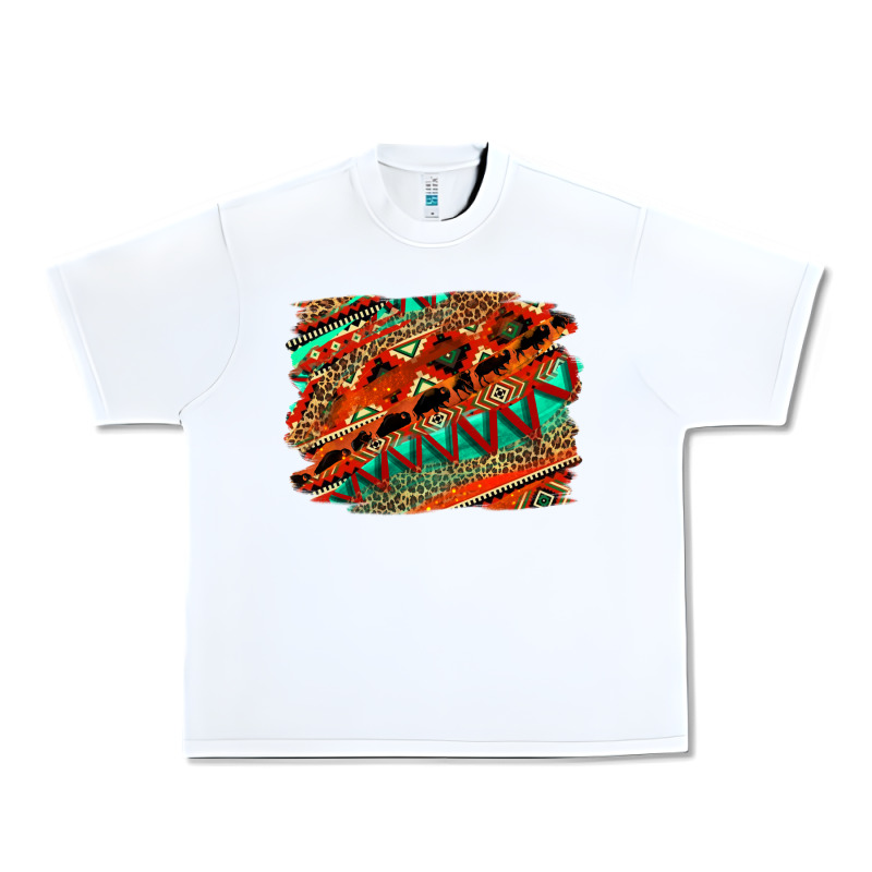 Western Aztec Background Pattern Urban Heavy Tee by OliviaCreatesArt | Teevron