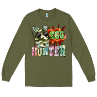 Army Green egg hunter Long Sleeve Tee - FaDigitalArtStudio
