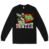 Black egg hunter Long Sleeve Tee - FaDigitalArtStudio