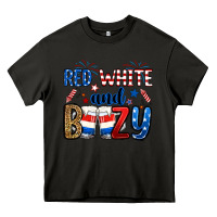 Asphalt red white and boozy Heavy Core Tee - RanaPortraitStore