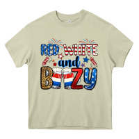 Mossy red white and boozy Heavy Core Tee - RanaPortraitStore