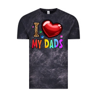 Cloud Black i love my dads Vintage Tee - OliviaCreatesArt