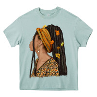 Arona Fall afro woman Heavy Core Tee - NancyCooperArtShop