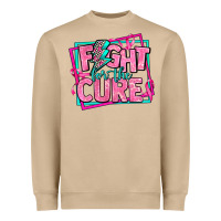 Mushroom fight for the cure Heavyweight Sweatshirt - AdoDesignShop