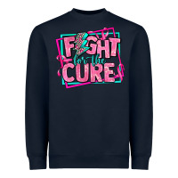 Navy fight for the cure Heavyweight Sweatshirt - AdoDesignShop