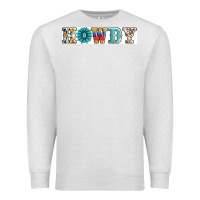 Oatmeal Heather howdy Premium Sweatshirt - AdoDesignShop