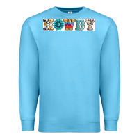 Ocean Blue howdy Premium Sweatshirt - AdoDesignShop